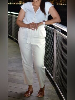 Abercrombie - Linen-blend jumpsuit